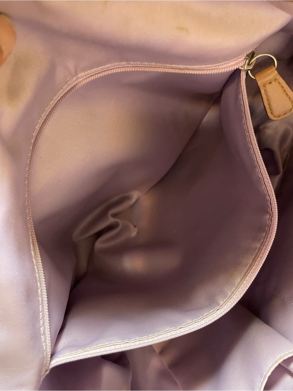 Coach Beige Signature Canvas Shoulder Bag with Brown Trim - Picture 9 of 16